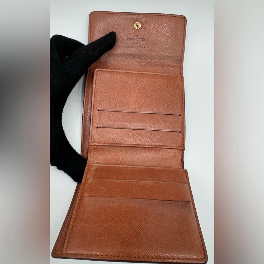 Louis Vuitton Brown Monogram Wallet | Fair Condition